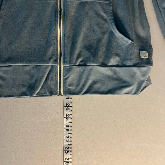 Vuori Halo Performance Hoodie Womens Medium Blue Green Gray Pockets - Picture 8 of 8